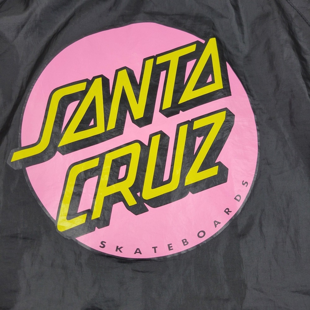 Santa Cruz Skateboards Pink and Gray Windbreaker